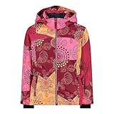 CMP - Kid G Kapuzenjacke mit Druckknöpfen, Anemone-Fuxia-Glanz, 98