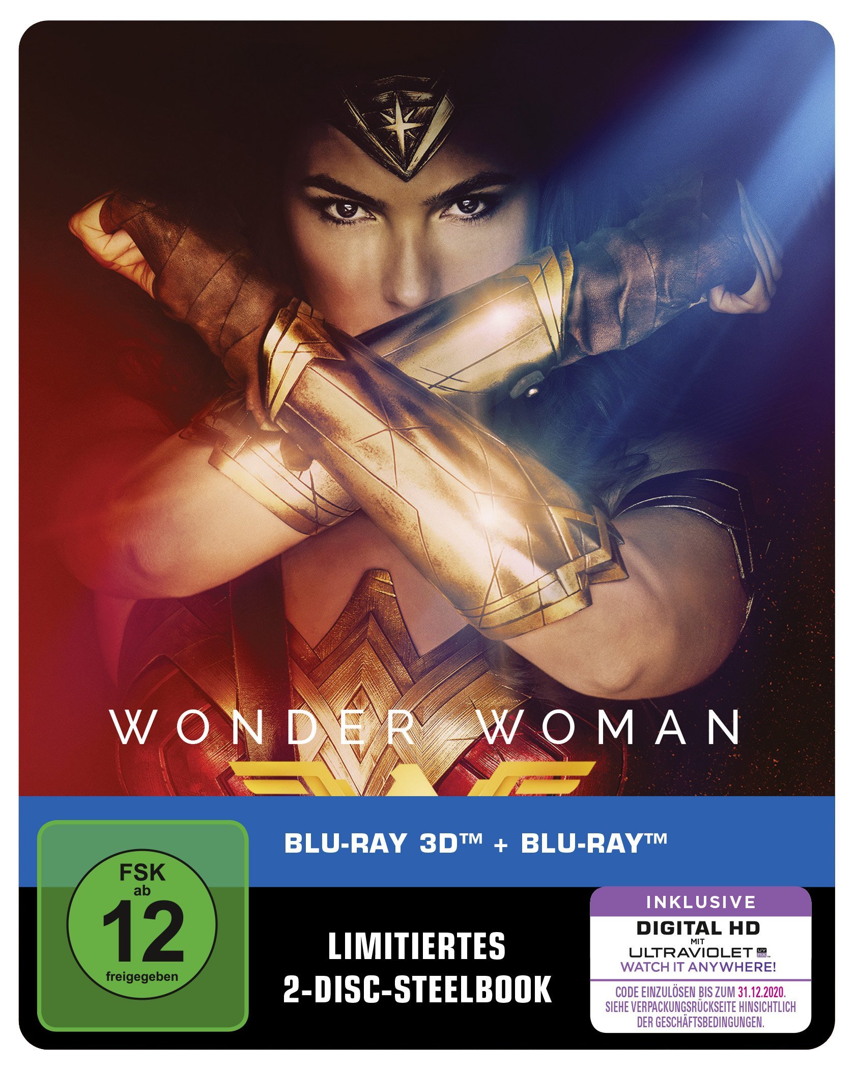 Wonder Woman als Steelbook (Limited Edition exklusiv bei Amazon.de) [3D Blu-ray]