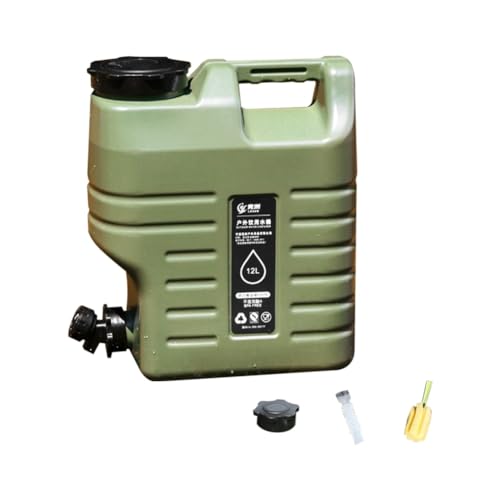 MILUZD 3,2 Gallonen (12 L) mit Wasserhahn-Wasserbehälter – Tragbarer Camping-Wassertank, Wasserkrug, Einfache Installation