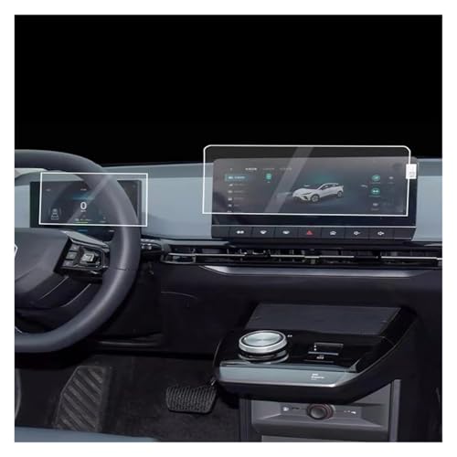 Navigations-Displayschutz Für MG Für Mulan MG4 2021 2022 2023 Auto-Infotainment-Radio GPS-Navigations-Dashboard Displayschutz Aus Gehärtetem Glas Navigation Schutzfolie(1 Set Glass)