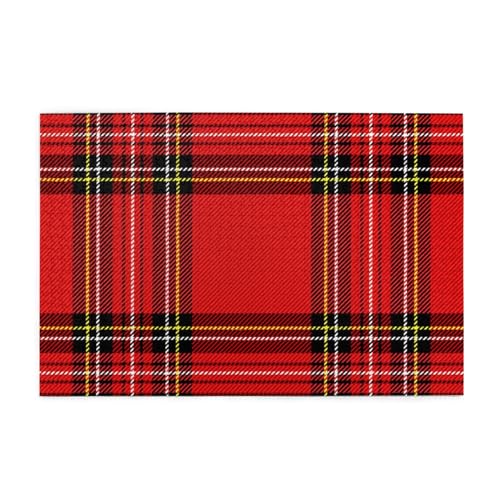 Weihnachten Neujahr Tartan Plaid Scottish, Puzzles 1000 Teile Holzpuzzle Spielzeug Familienspiel Wanddekoration