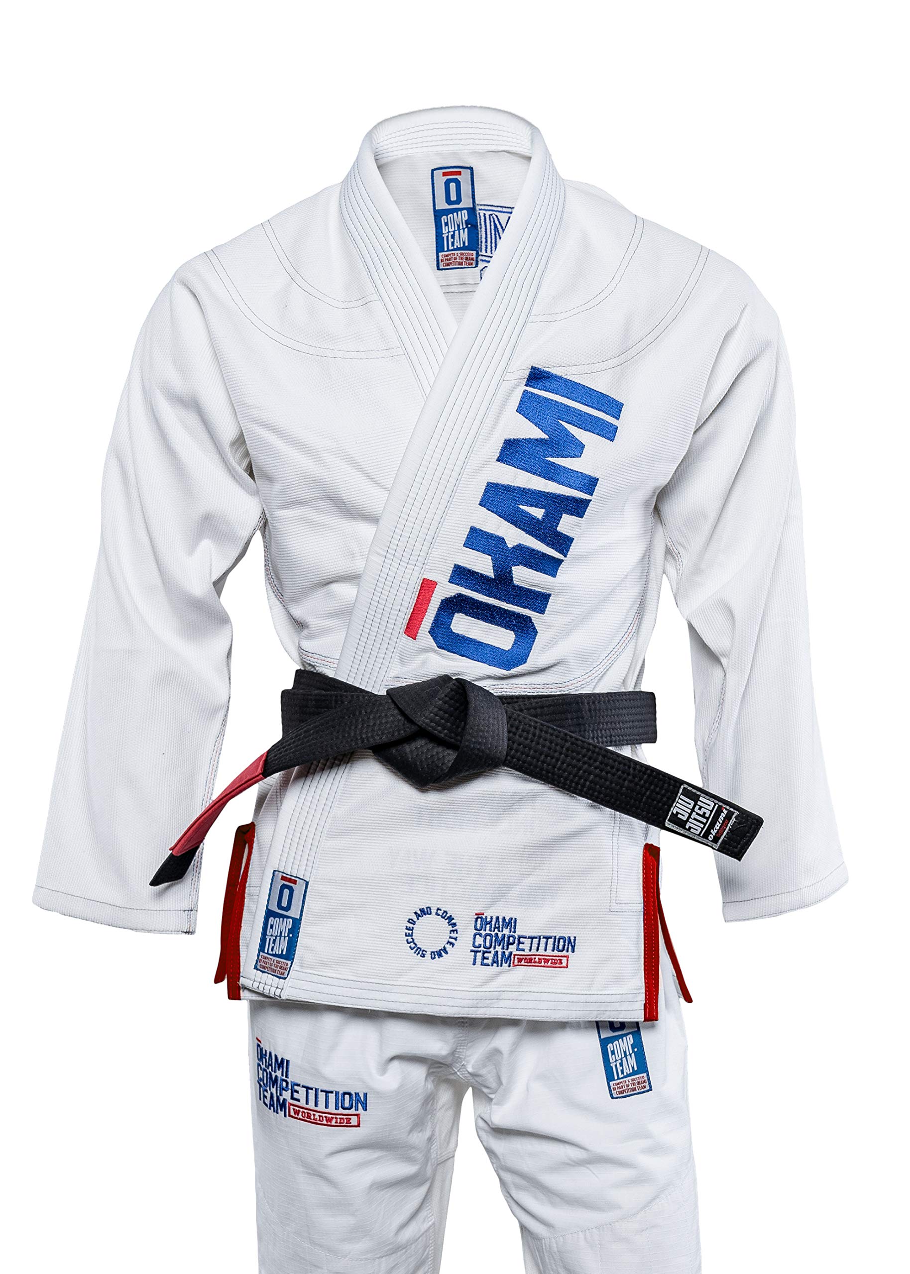 OKAMI Ultralight BJJ GI Competition Team White (A2L) Erwachsene und Jugendliche