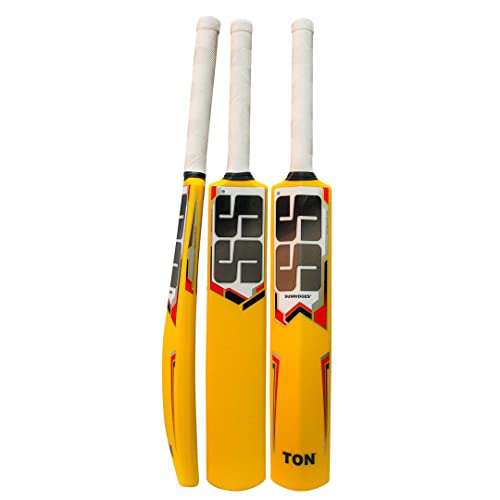 SS Boys Acc0224 Plastic Cricket Bat Cricketschläger, Yellow, 0