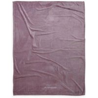 Herding Tom Tailor Wellsoft Decke, Wellsoft Blanket Cozy Mauve, 150x200 cm, 100% Polyester/Wellsoft, gesäumt mit Logostickerei