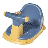 Sit-up-Badewannensitz, Badesitz Für 6–18 Monate, Sit-up-Badesitz, 5 Cm Hoher Ergonomischer Badewannenstützsitz, Rutschfester Baby-Badesitz, Badewannenstuhl-Ballspielzeug Für Zuhause, Erhöhter Badewann