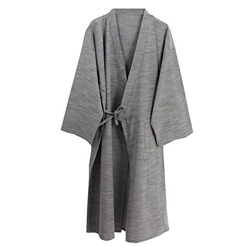 Fancy Pumpkin Kimono Japonais Robe Longue Yukata Pyjama-Taille L-Rouge