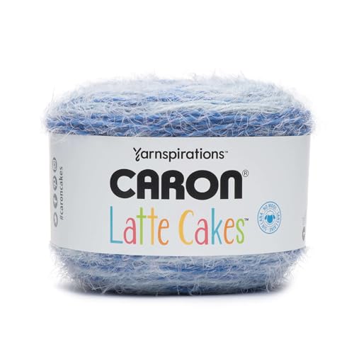 Caron 29122222007 Latte Cakes, Acryl-Mischung, blueberry, 250 g, 485 Meter