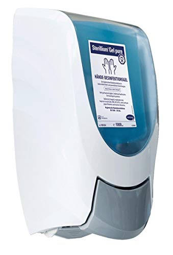 Desinfektionsmittelspender Bode CleanSafe basic weiß 1 L Überkopf-Spendersystem für Sterillium Gel pure CleanSafe