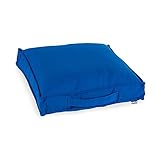 HOCK Matratzenkissen Outdoor 50x50x10cm Classic Uni blau