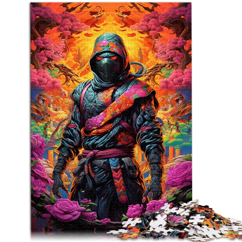 Puzzles Fantasy Japanische Ninja-Puzzles für Erwachsene 1000 Puzzles Holzpuzzle Jedes Teil ist einzigartig - Herausforderndes Familienspaßspiel 1000 Teile (50 x 75 cm)