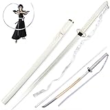 WANHUI Kuchiki Rukia Schwert, Zanpakutou Samurai Schwert, Schwert Aus Holz Waffe Model, Cosplay Spielzeug Holzschwert, Anime Fans, Mit Scheide (Color : Kuchiki Rukia)