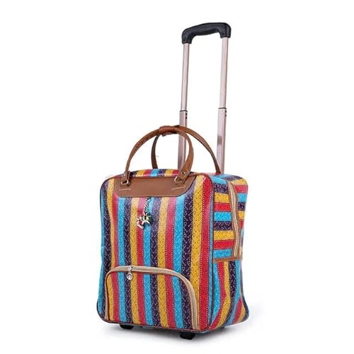 Reisetasche Frauen Reisegepäck Trolley Bag Wheeled Koffer Business Boarding Bag Travel Trolley Gepäckbeutel-Stil 2