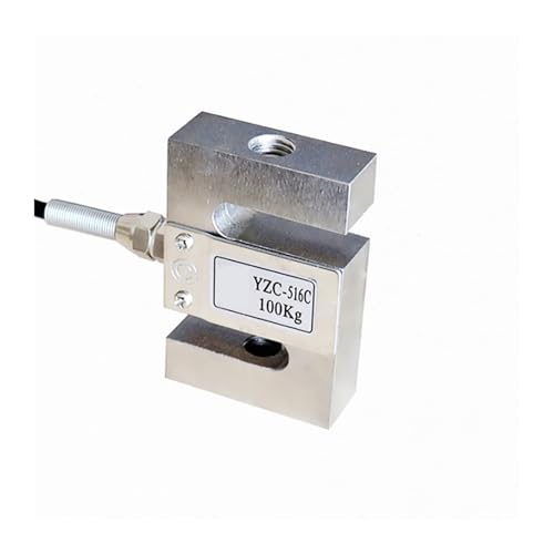 Wägezellensensor YZC-516C S Typ Wägesensor 100 Kg 200 Kg 300 Kg 500 Kg 2000 Kg 1 Tonne 1,5 Tonne 2 Tonne 1 T Zugdrucksensor Gewichtssensor Wägezelle Präzise und stabil(2T)