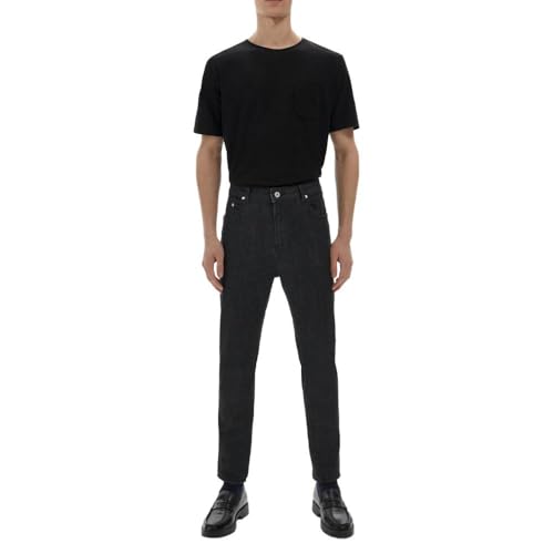 LTB Jeans Herren Jeans Reeves Schlank aus Baumwollmischung Tapered Denim mit Mittlere Taille in Schwarz