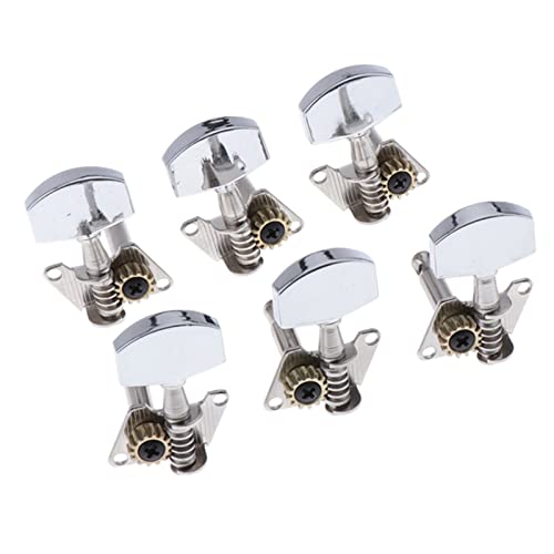 6 Stücke Acoustic Guitar Machine Head Tuner Tuning Keys Pegs Set Gitarreteile Für Akustische Folk Gitarre Stimmwirbel Mechaniken