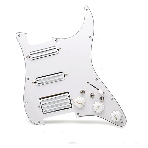 SSH Coil Splitting Schlagbrett Für E-Gitarre, 2 Humbucker Mit Spulen-Tonabnehmer, Hochleistungsgeladene, Vorverdrahtete Schlagplatte