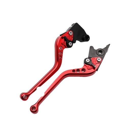 Motorrad Bremshebel Für CBR954RR 2002 2003 Für CBR600RR 2003 2004 2005 2006 Motorrad Bremse Kupplung Hebel Lange/Kurze Griff BremsKupplungshebel(Long red)