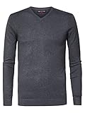 Petrol Industries Herren Men Knitwear V-Neck Polo-Pullover, Steal Melee, XX-Large