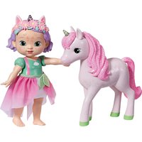 Baby Born Stehpuppe "Storybook Prinzessin Una, 18 cm", mit Einhorn und Lichteffekten