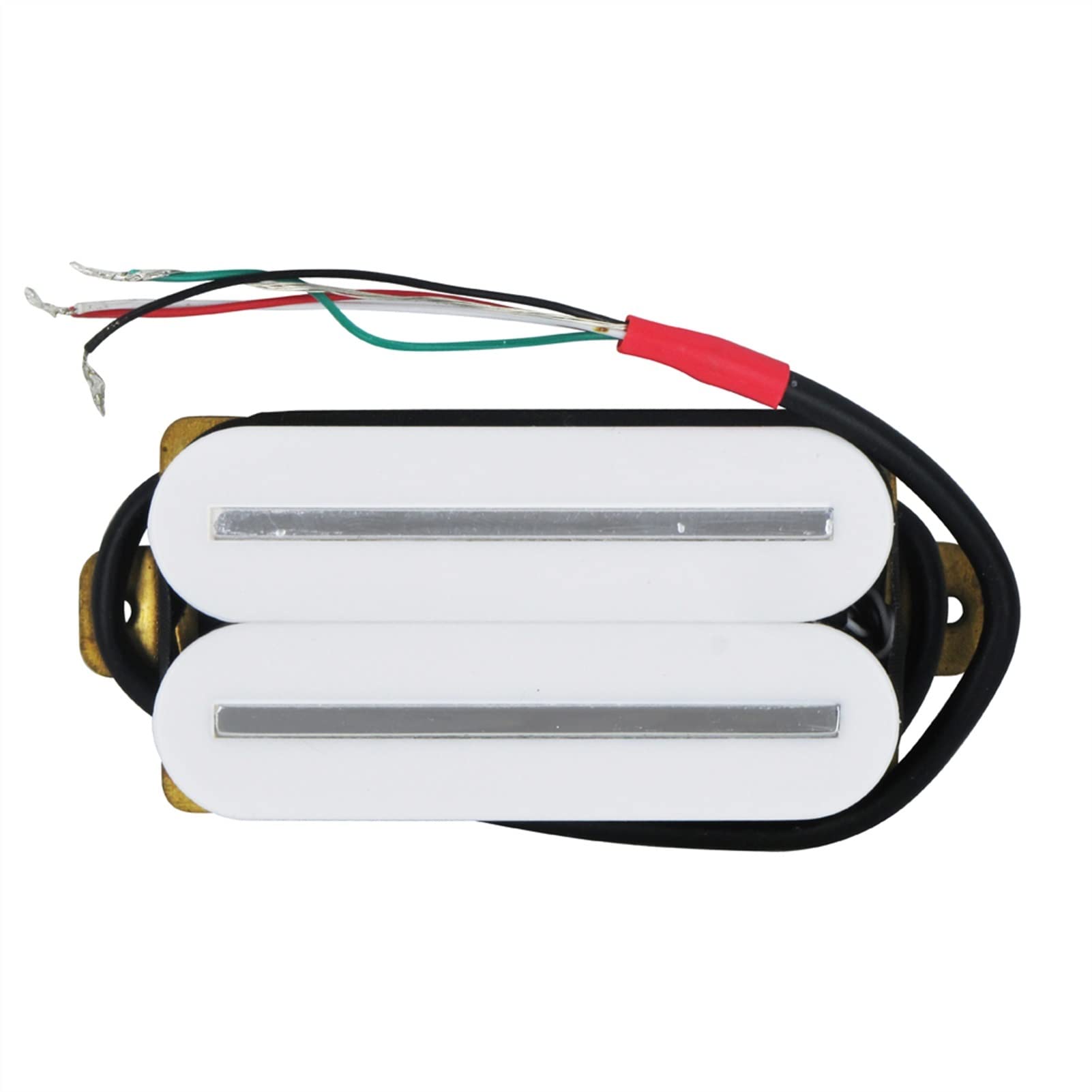 ZENGXUE Dual Schiene Humbucker Pickup E-Gitarren-Pickup-Keramik 4-Drähte Humbucker Tonabnehmer Set