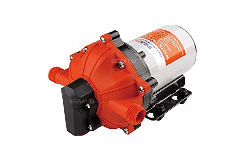 SEAFLO Membranpumpe der Serie 55-12V DC, 5,5 GPM, 60 PSI mit Hochleistungsdruckschalter