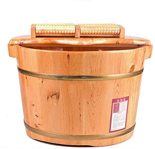 Fußbadewanne aus Holz, Geschenk für den Haushalt, Fußbadewanne, Fußbadewanne aus Holz, Fußbecken aus Holz, Fußbadewanne aus massivem Holz, Pediküre-Schüssel, Spa-Massage, Zypresse, Pedikürefässer,