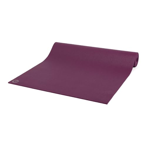 Bodhi Yogamatte Rishikesh Premium 80 XL | Matte für Yoga & Pilates | Antirutschmatte für deine Yogapraxis | Rutschfest & Schadstofffrei | Made in Germany | OEKO-TEX 100 | Übungsmatte | berry