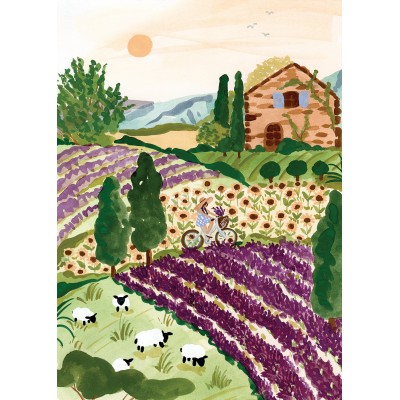 Pieces & Peace Provence 2000 Teile Puzzle Pieces-and-Peace-0053