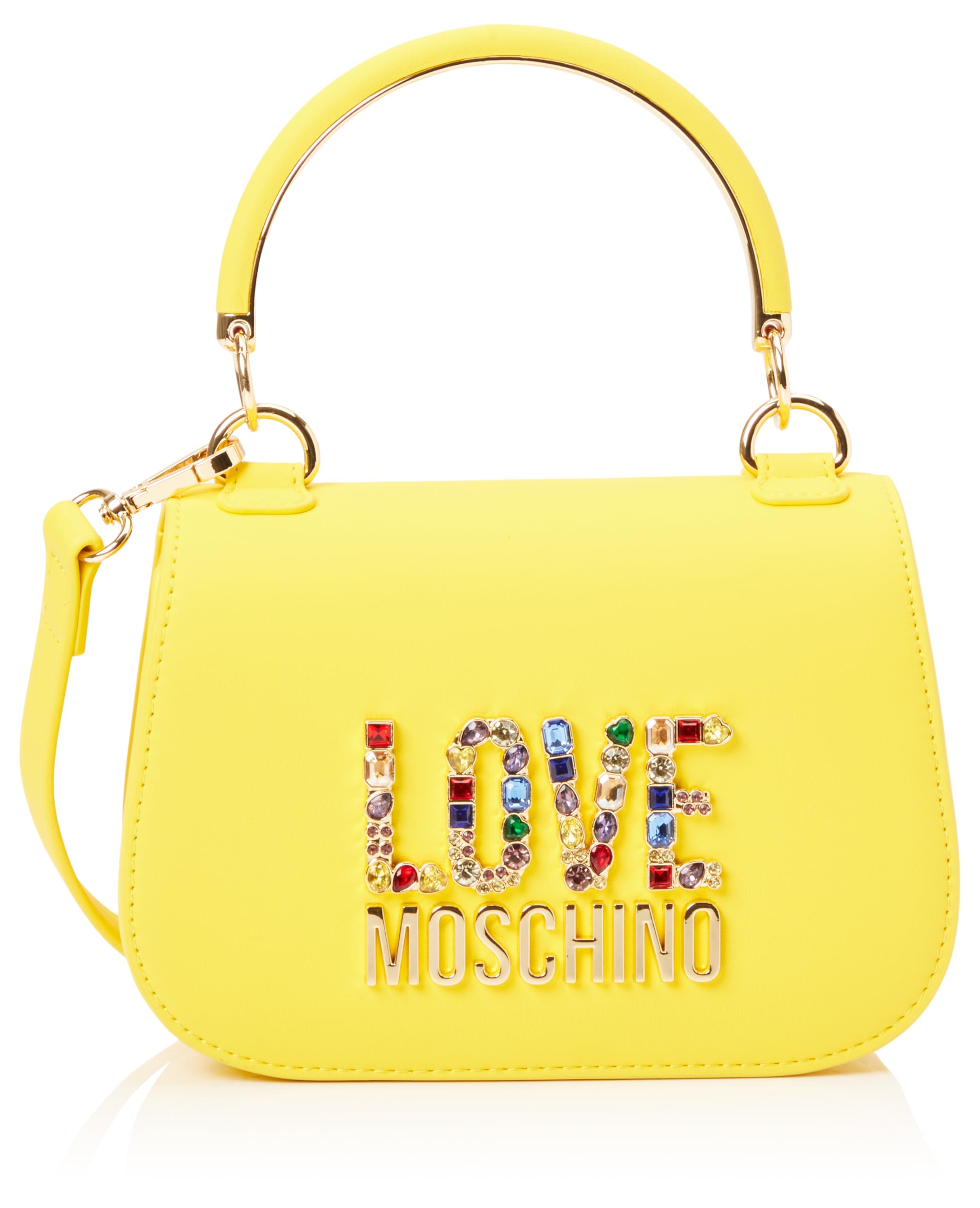 Love Moschino Damen Handtasche, gelb Handtasche, gelb