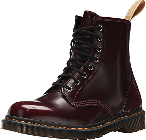 Dr. Martens Unisex-Erwachsene Vegan 1460 Klassische Stiefel, Rot (Cherry Red 600), 39 EU