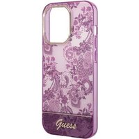 GUESS Hard Cover Porcelain Fuchsia, für iPhone 14 Pro, GUHCP14LHGPLHF (GUHCP14LHGPLHF)