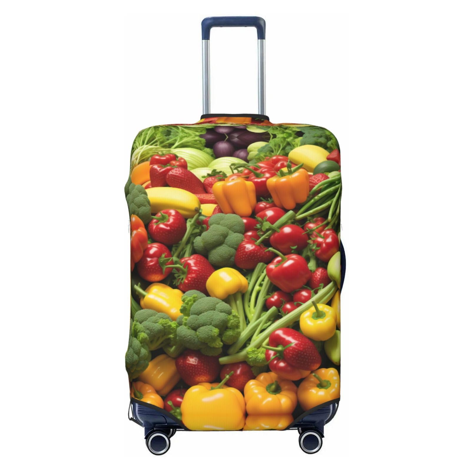 Miniks Reisegepäckhülle für Obst und Gemüse, strapazierfähig, passend für 45,7 - 81,3 cm große Gepäckstücke, Größe XL, Schwarz, X-Large