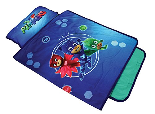 Unbekannt Fun House 712975 pyjamasques Kofferraumwanne, sieste- Schlafsack mit Kopfkissen für Kinder