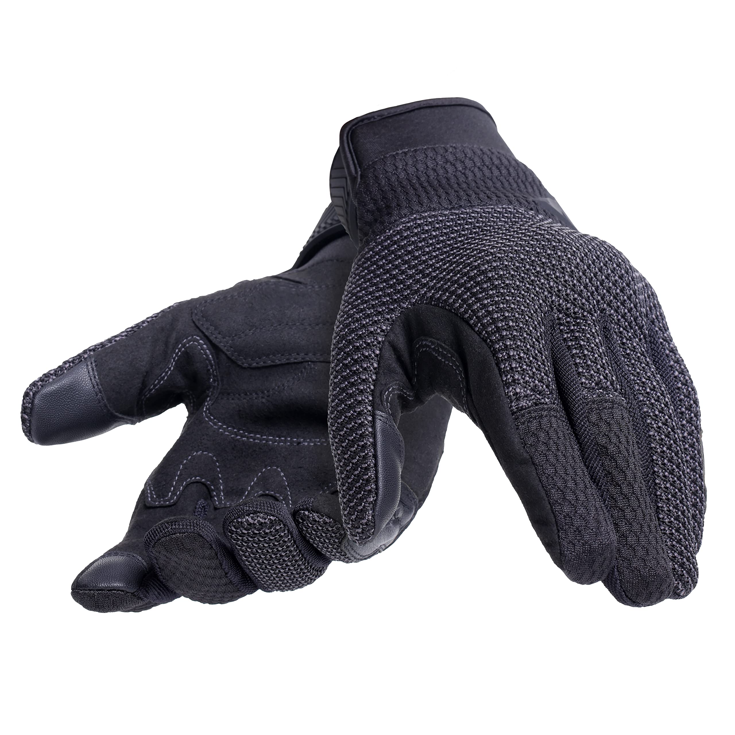 Dainese - Torino Gloves, Herren Textil Motorrad Handschuhe mit Knöchelschutz, Touchscreen Kompatibilität, Motorrad Handschuhe für Männer S, Schwarz/Anthrazit