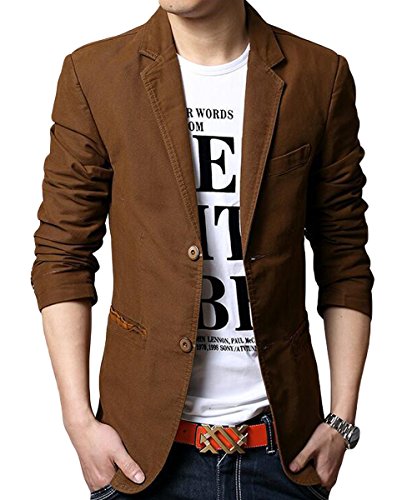 Allthemen Slim Fit Freizeit Herren Blazer Sakko