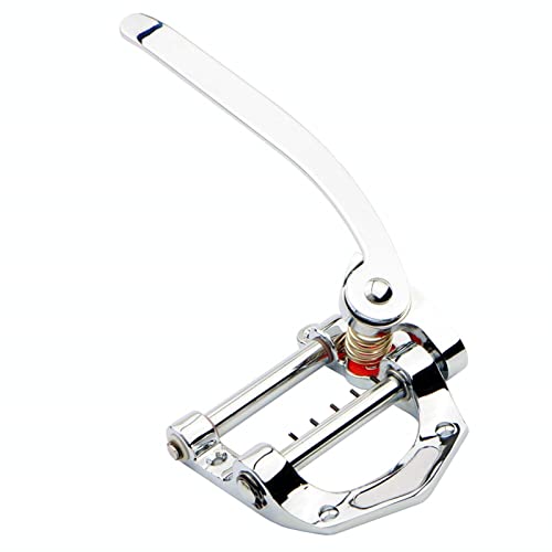 Gitarre Vibrato Rückenpack Tremolo Flach Obere Körper Tremolo-Einheit Vibrato Bridge Für Tl Lp. E-Gitarren Gitarrebrücke(Chrome)