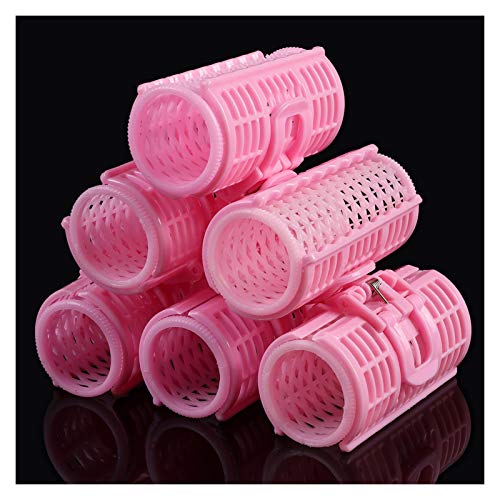 Hair Curler Rolls 12 Stück Kunststoff Federclips Lockenwickler Lockenwickler DIY Haar-Styling-Werkzeug Curls Friseur Werkzeuge DIY DIY Wave Styling Kit