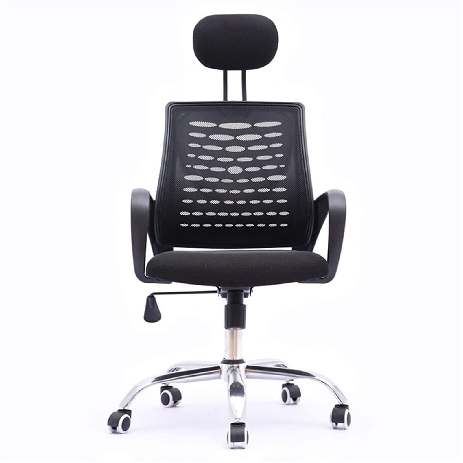 Boss Chair Home Office Schreibtischstühle Videospielstühle Bürostuhl Ergonomischer Bürostuhl Computer-Schreibtischstuhl Netzsitz und -rücken Breite Kopfstütze Lordosenstütze und 3D-Armlehne (Schwarz