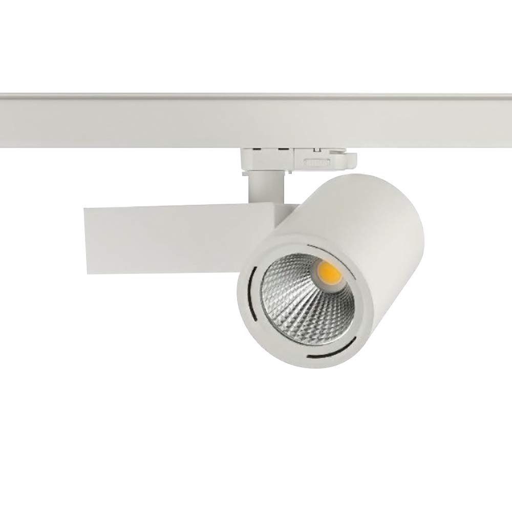 CLE Shoplight Eye PACTA LED 3Ph Stromschienenstrahler 28W 4000K 3500lm 35 Grad weiss