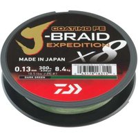 Daiwa J Braid Expedition X8E 0,10mm 300m dark green