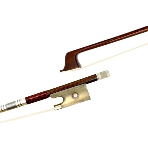 Instrumentenbogen 1 Stücke Professionelle Schlangenholz Letterwood Violine 4/4(White horn)