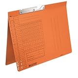 Leitz Pendelhefter Combi, Amtsheftung, Manilakarton, orange