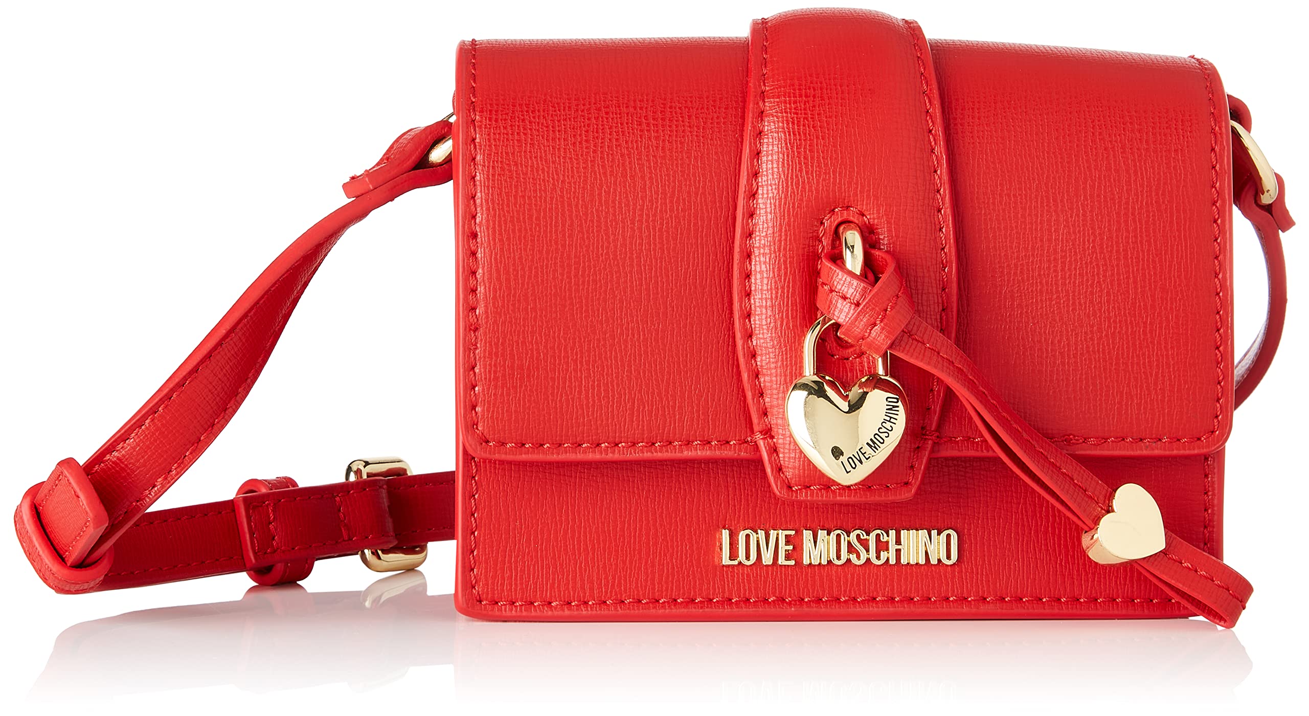 Love Moschino Damen Jc4330pp0fkb0500 Umhängetasche, rot, Einheitsgröße