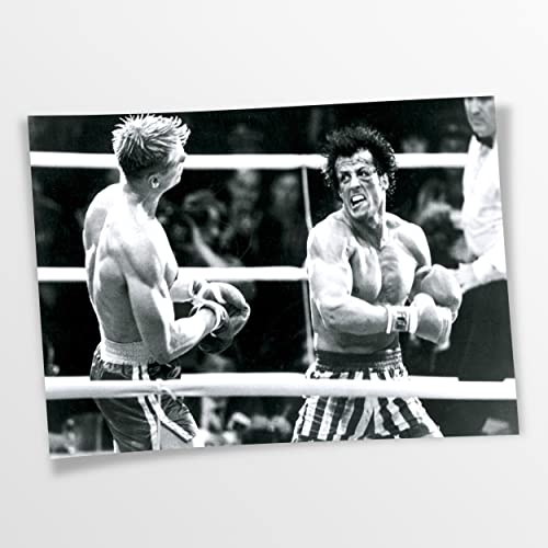 Artis Prints Poster Rocky Balboa, Silvester Stallone - Boxen, Hollywood, Klein bis XXL, Inneneinrichtung - Wohnzimmer - Wohnung, Dekoration