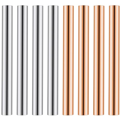 Kiudduy Kupfer-Stab Kupfer-Metallstab Eignet Sich für Schulwissenschaftliche Experimente und Metall-DIY-Bastelhobbys