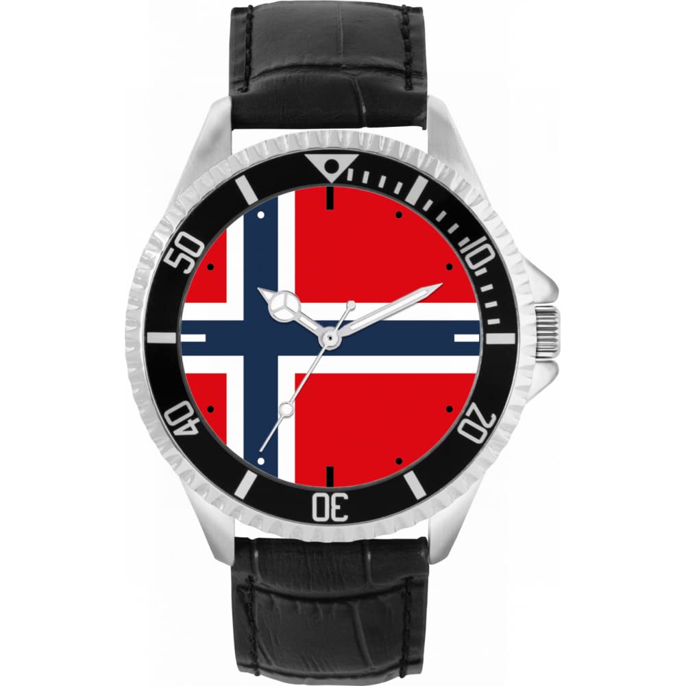 Toff London Norwegen-Flaggen-Uhr