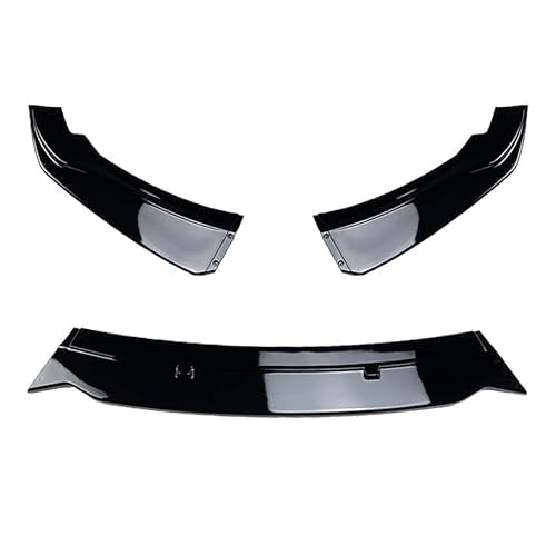 Frontlippe Spoiler für BMW 2 Series F22 220i 225i 228i 2014-2019,Auto Frontstoßstange Splitter Lip Spoiler Frontspoiler Protector Kits,A/Black