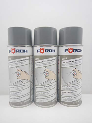 Förch MAUSGRAU GRAU RAL 7005 Lack LACKSPRAY Spray SPRAYDOSE 400ML (6)