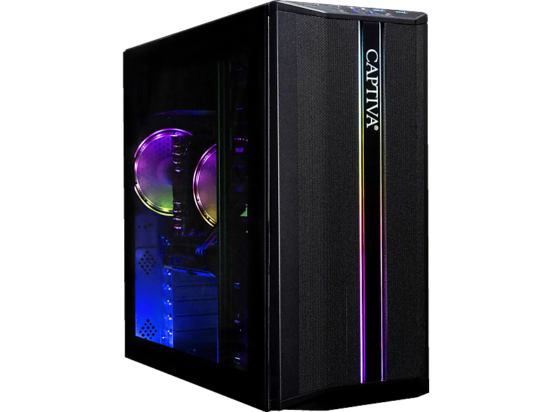 CAPTIVA Advanced Gaming I81-361, PC mit Intel® Core™ i5 13400F Prozessor, 16 GB RAM, 1 TB SSD, NVIDIA GeForce RTX™ 3060, Kein Betriebssystem