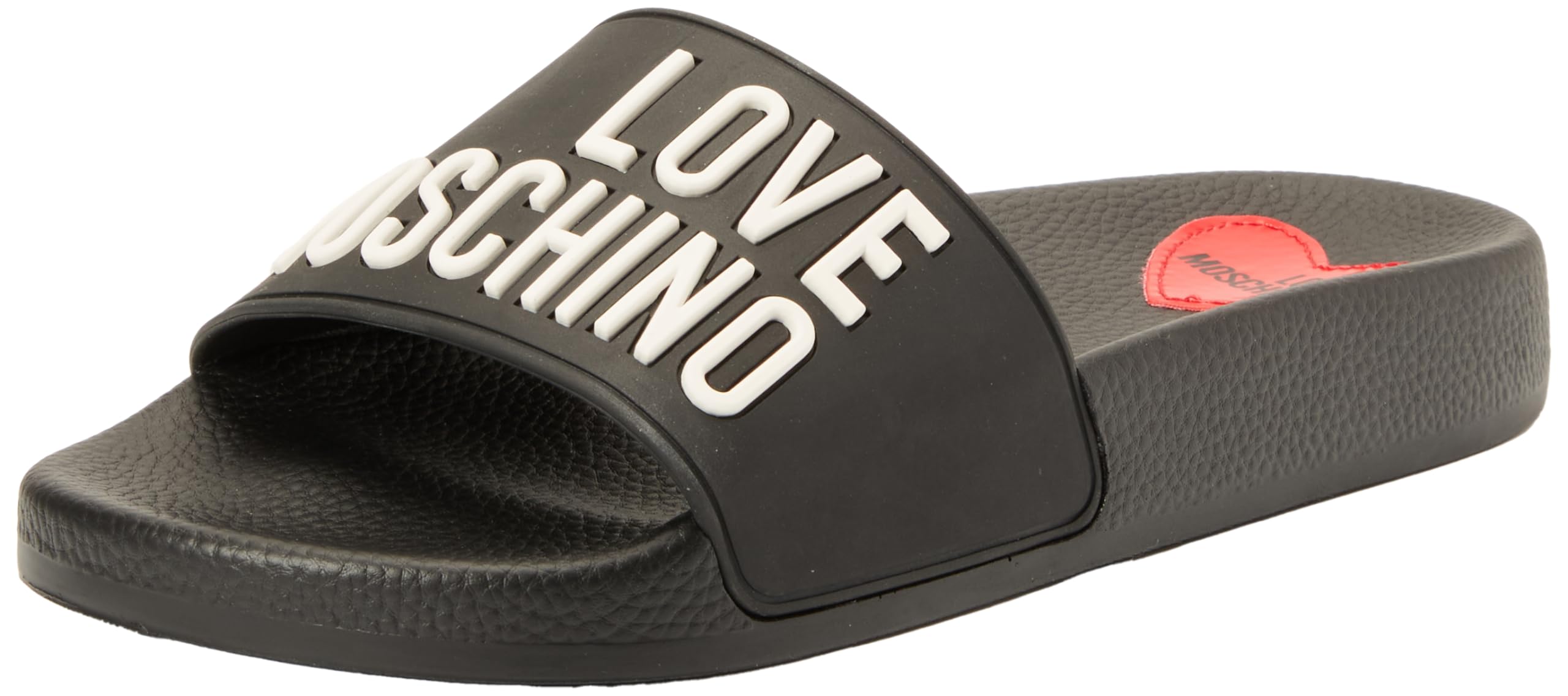 Love Moschino Damen Ja28052g0ii14000 SABOTD.POOL25 PVC SCHWARZ/Weiss, 37 EU